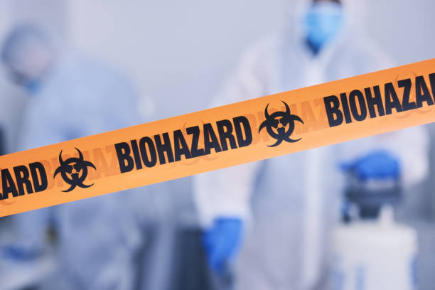 Professional Blood Cleanup technician working in Jericho, NY